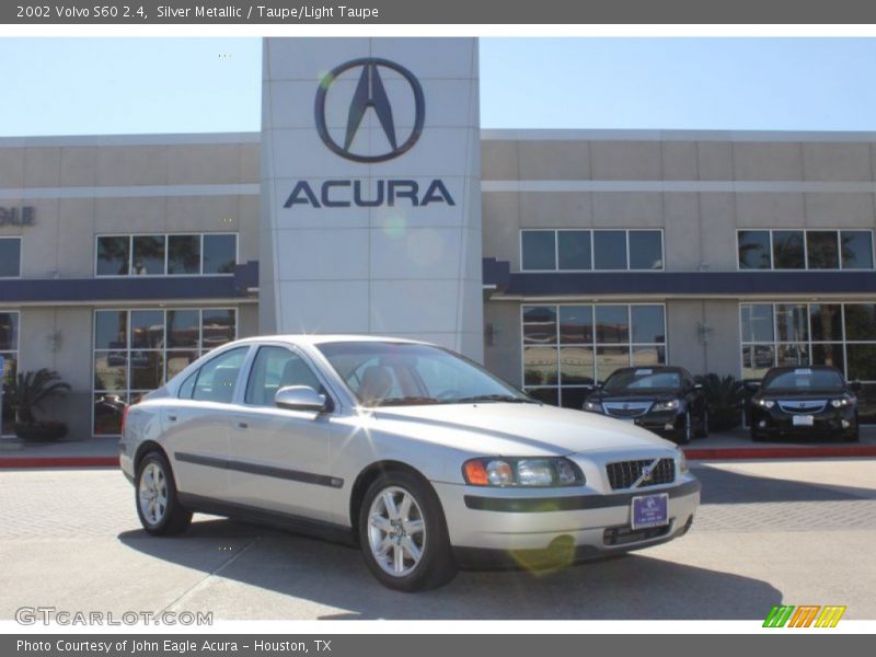 Silver Metallic / Taupe/Light Taupe 2002 Volvo S60 2.4