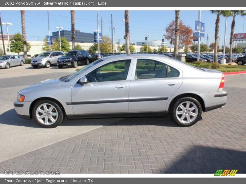 Silver Metallic / Taupe/Light Taupe 2002 Volvo S60 2.4