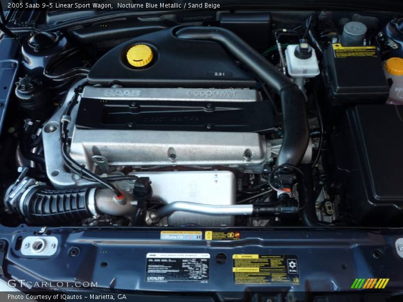 Nocturne Blue Metallic / Sand Beige 2005 Saab 9-5 Linear Sport Wagon