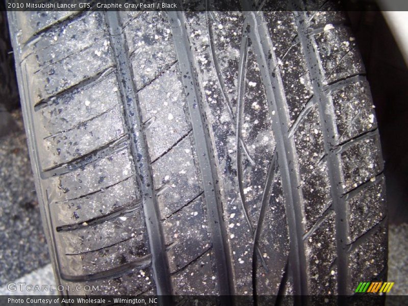 Graphite Gray Pearl / Black 2010 Mitsubishi Lancer GTS