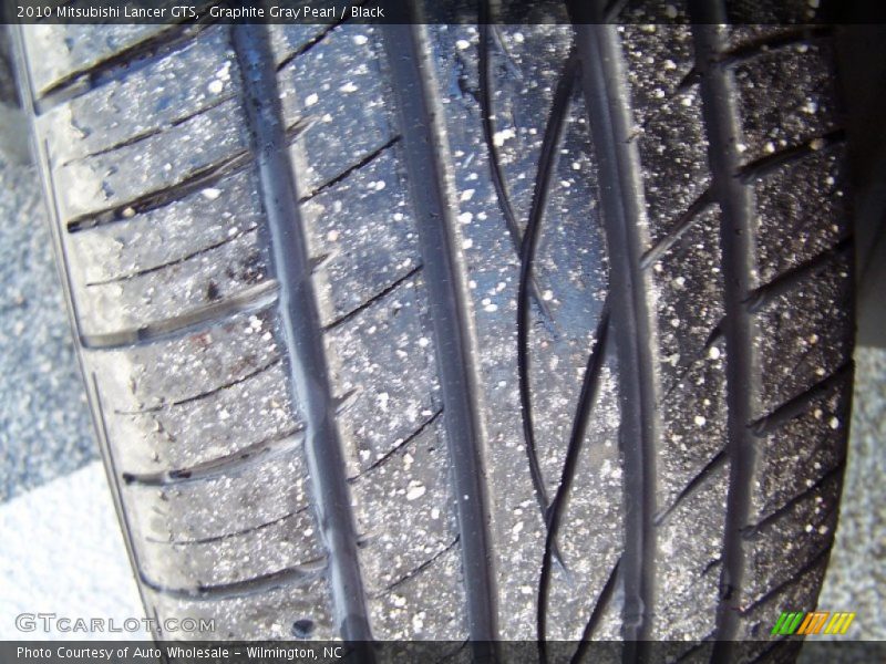 Graphite Gray Pearl / Black 2010 Mitsubishi Lancer GTS