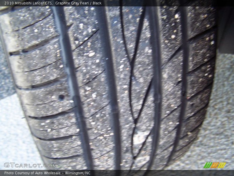 Graphite Gray Pearl / Black 2010 Mitsubishi Lancer GTS