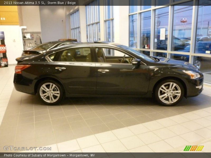 Storm Blue / Beige 2013 Nissan Altima 3.5 SL