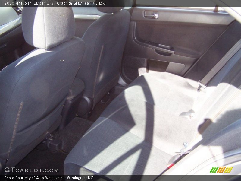 Graphite Gray Pearl / Black 2010 Mitsubishi Lancer GTS