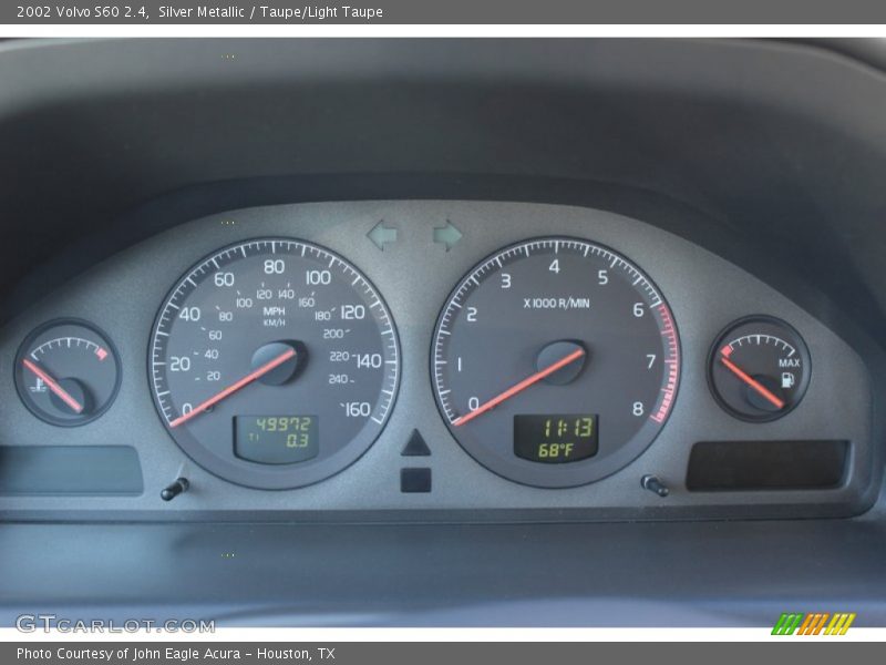 Silver Metallic / Taupe/Light Taupe 2002 Volvo S60 2.4