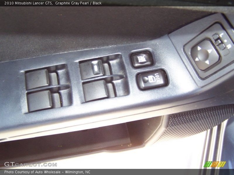 Graphite Gray Pearl / Black 2010 Mitsubishi Lancer GTS