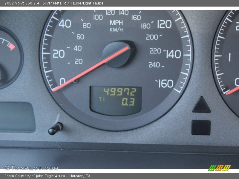 Silver Metallic / Taupe/Light Taupe 2002 Volvo S60 2.4