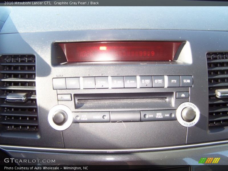 Graphite Gray Pearl / Black 2010 Mitsubishi Lancer GTS
