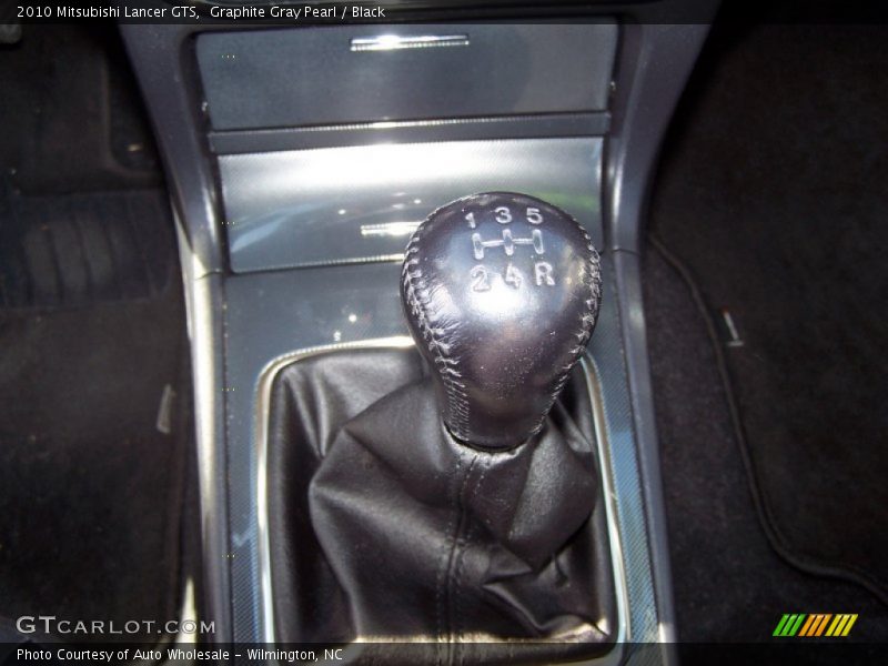 Graphite Gray Pearl / Black 2010 Mitsubishi Lancer GTS