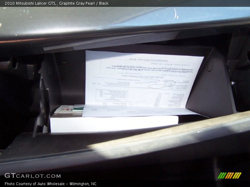 Graphite Gray Pearl / Black 2010 Mitsubishi Lancer GTS
