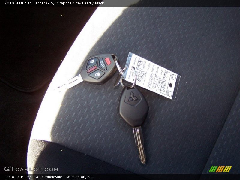 Graphite Gray Pearl / Black 2010 Mitsubishi Lancer GTS