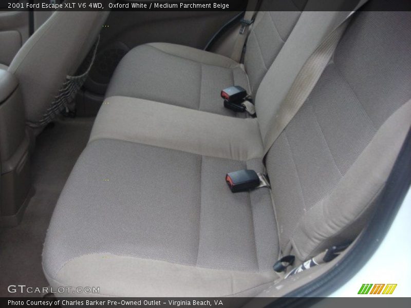 Oxford White / Medium Parchment Beige 2001 Ford Escape XLT V6 4WD