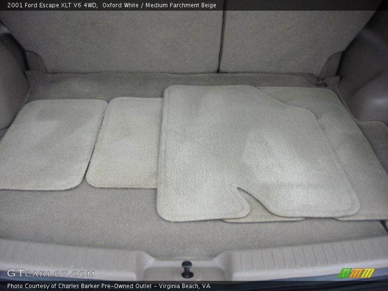 Oxford White / Medium Parchment Beige 2001 Ford Escape XLT V6 4WD