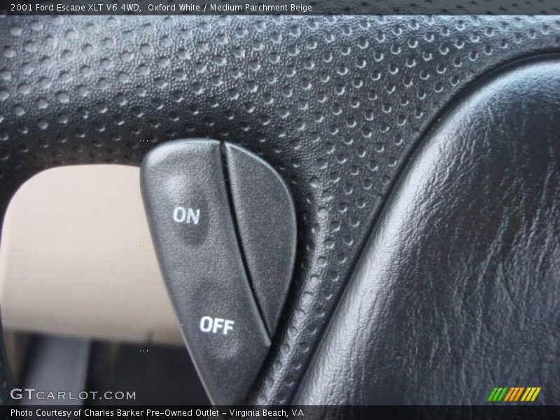 Oxford White / Medium Parchment Beige 2001 Ford Escape XLT V6 4WD