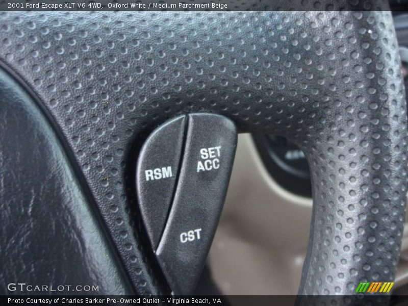 Oxford White / Medium Parchment Beige 2001 Ford Escape XLT V6 4WD