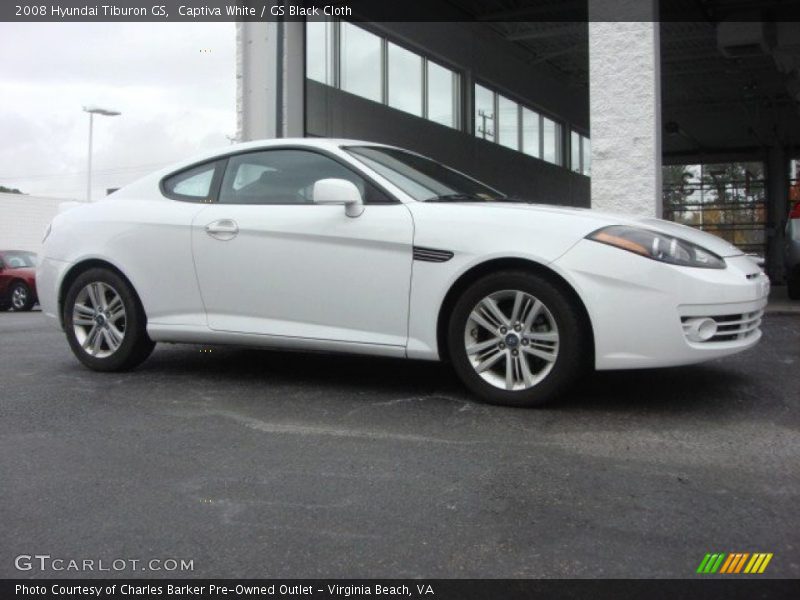  2008 Tiburon GS Captiva White