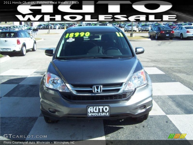 Polished Metal Metallic / Black 2011 Honda CR-V LX