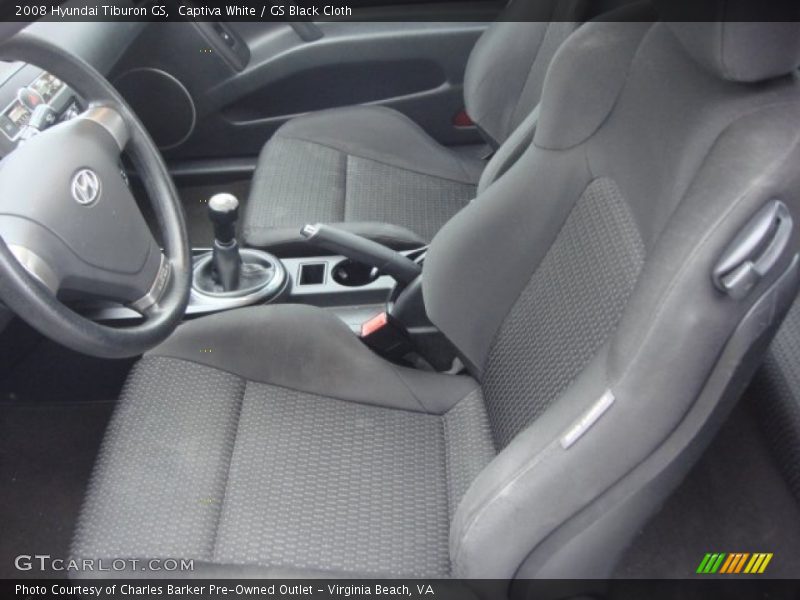  2008 Tiburon GS GS Black Cloth Interior