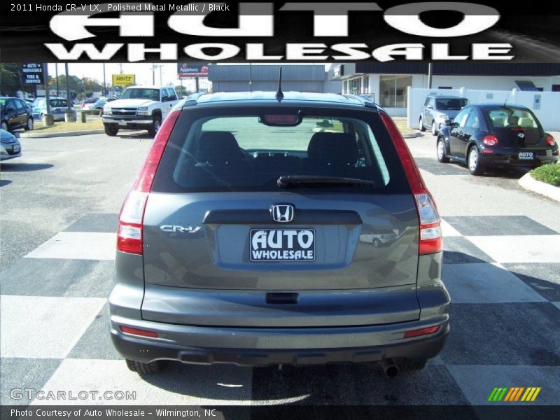 Polished Metal Metallic / Black 2011 Honda CR-V LX