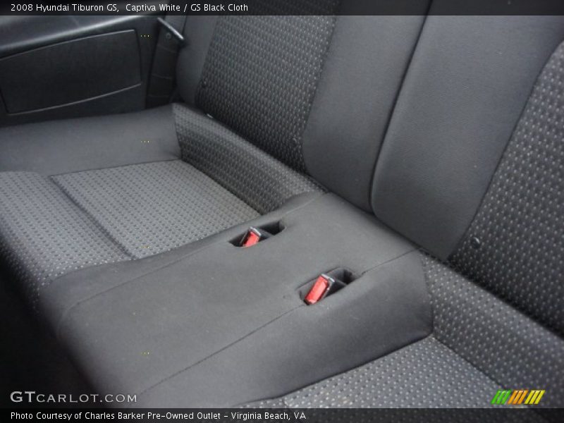 Captiva White / GS Black Cloth 2008 Hyundai Tiburon GS