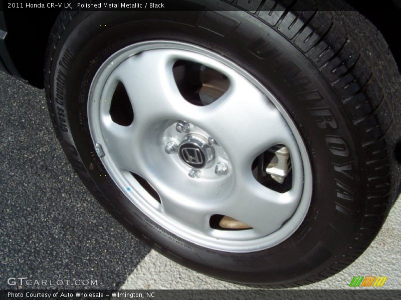 Polished Metal Metallic / Black 2011 Honda CR-V LX