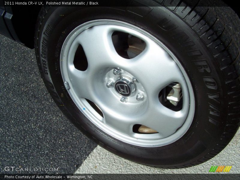 Polished Metal Metallic / Black 2011 Honda CR-V LX