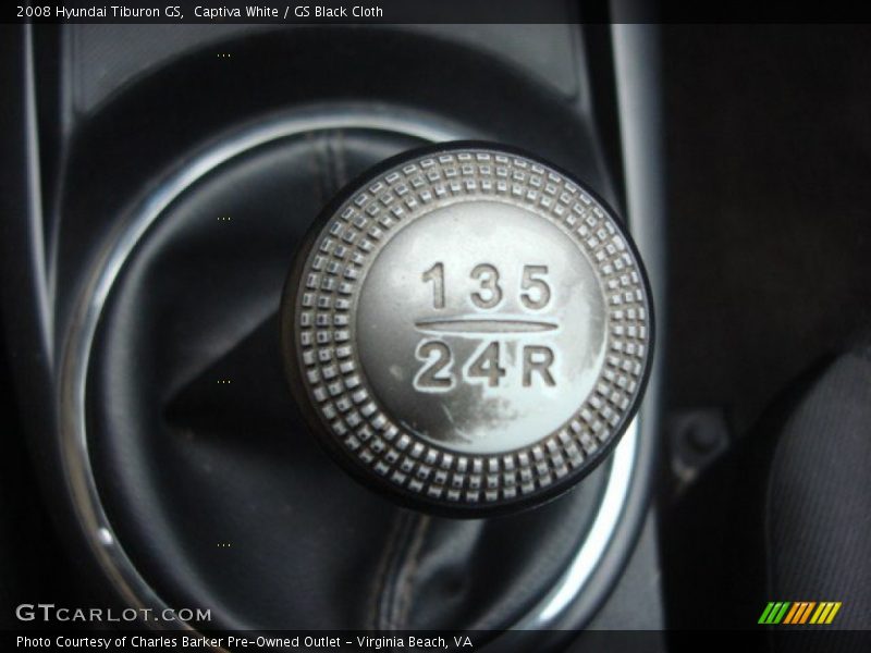  2008 Tiburon GS 5 Speed Manual Shifter