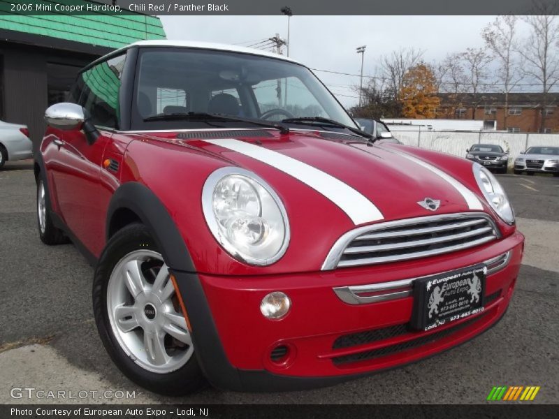 Chili Red / Panther Black 2006 Mini Cooper Hardtop