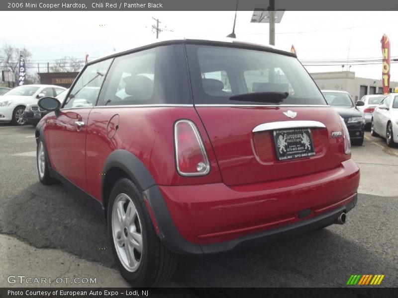 Chili Red / Panther Black 2006 Mini Cooper Hardtop