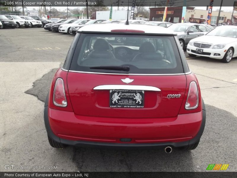 Chili Red / Panther Black 2006 Mini Cooper Hardtop