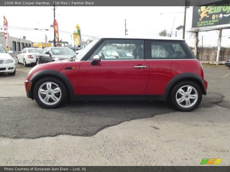 Chili Red / Panther Black 2006 Mini Cooper Hardtop