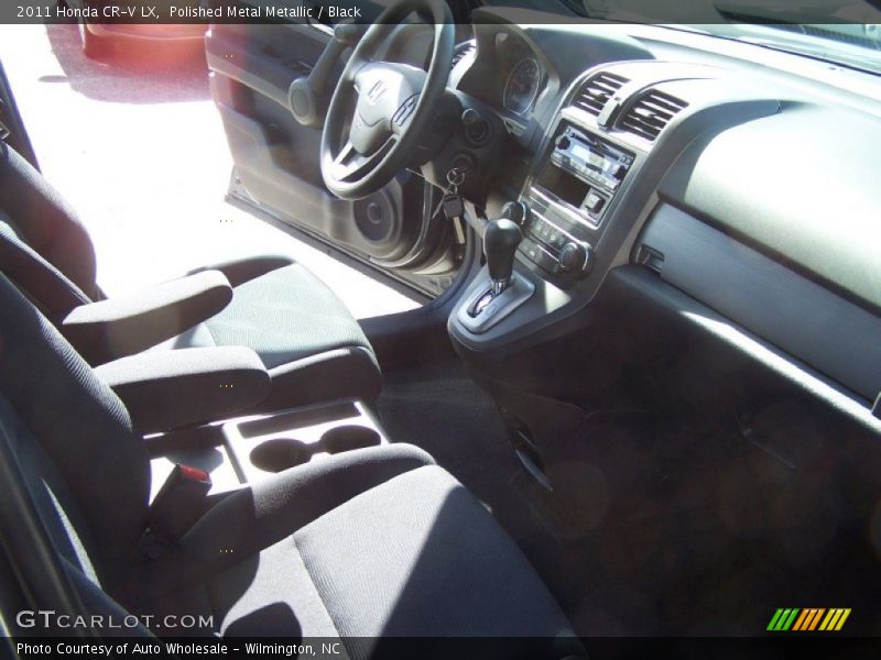 Polished Metal Metallic / Black 2011 Honda CR-V LX