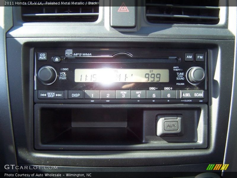 Polished Metal Metallic / Black 2011 Honda CR-V LX