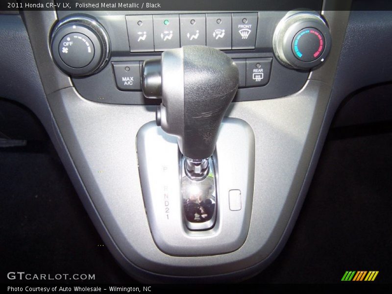 Polished Metal Metallic / Black 2011 Honda CR-V LX
