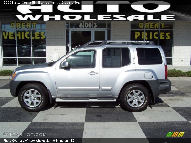 Silver Lightning / Graphite/Steel 2009 Nissan Xterra SE