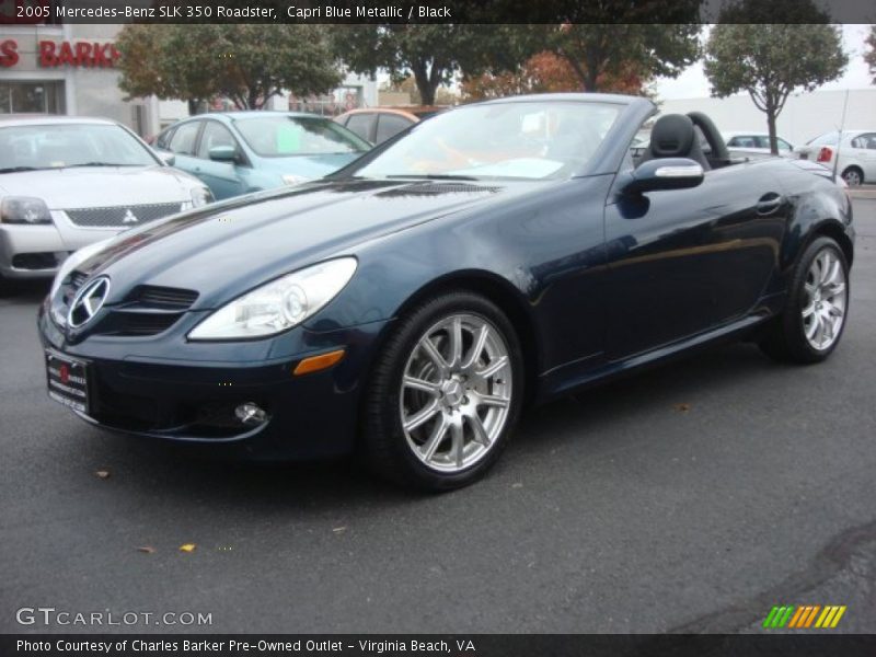 Front 3/4 View of 2005 SLK 350 Roadster