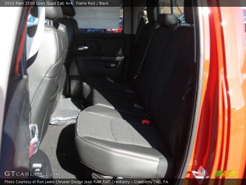 Flame Red / Black 2013 Ram 1500 Sport Quad Cab 4x4