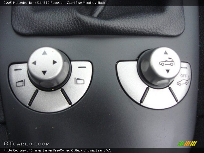 Controls of 2005 SLK 350 Roadster