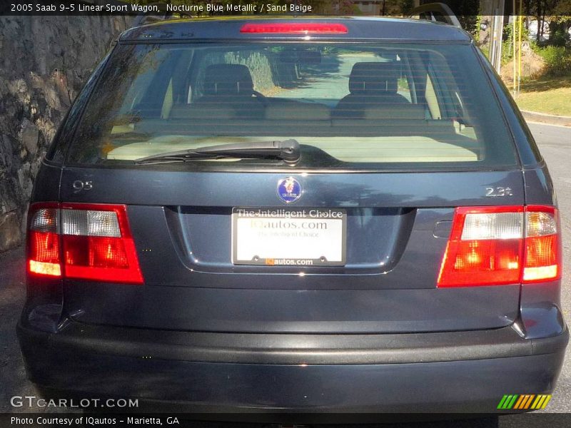 Nocturne Blue Metallic / Sand Beige 2005 Saab 9-5 Linear Sport Wagon