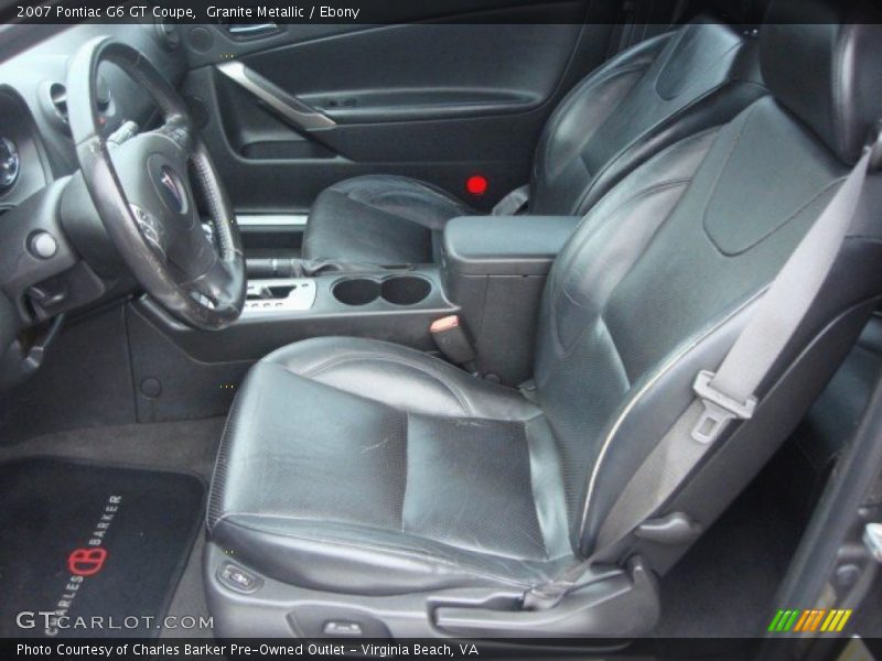 Granite Metallic / Ebony 2007 Pontiac G6 GT Coupe
