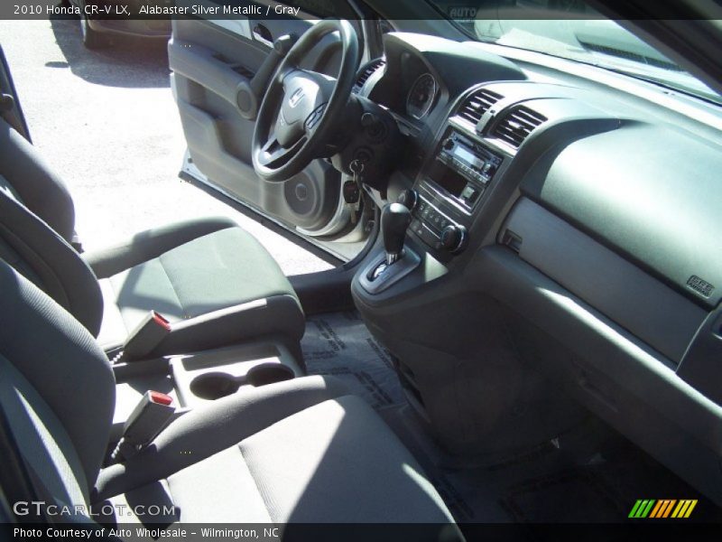 Alabaster Silver Metallic / Gray 2010 Honda CR-V LX