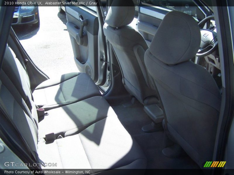 Alabaster Silver Metallic / Gray 2010 Honda CR-V LX