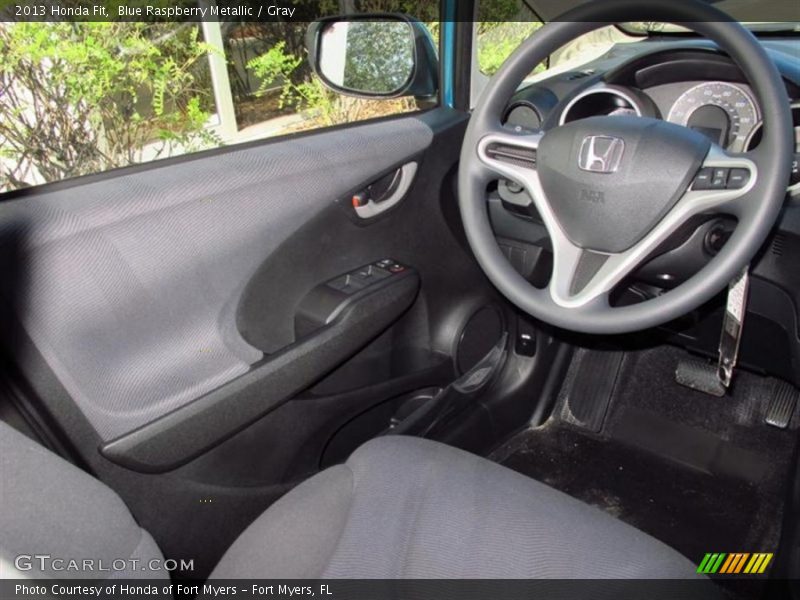 Blue Raspberry Metallic / Gray 2013 Honda Fit