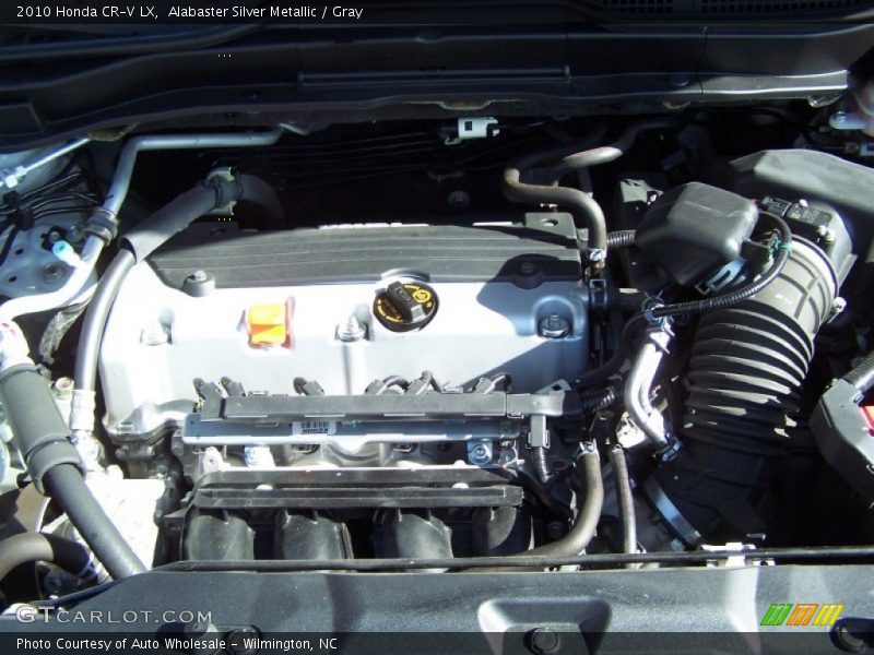 Alabaster Silver Metallic / Gray 2010 Honda CR-V LX
