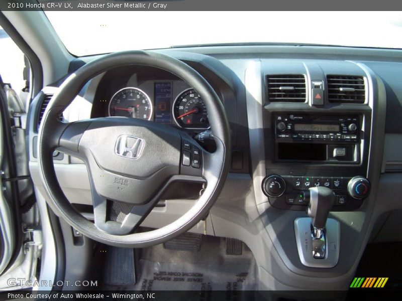 Alabaster Silver Metallic / Gray 2010 Honda CR-V LX