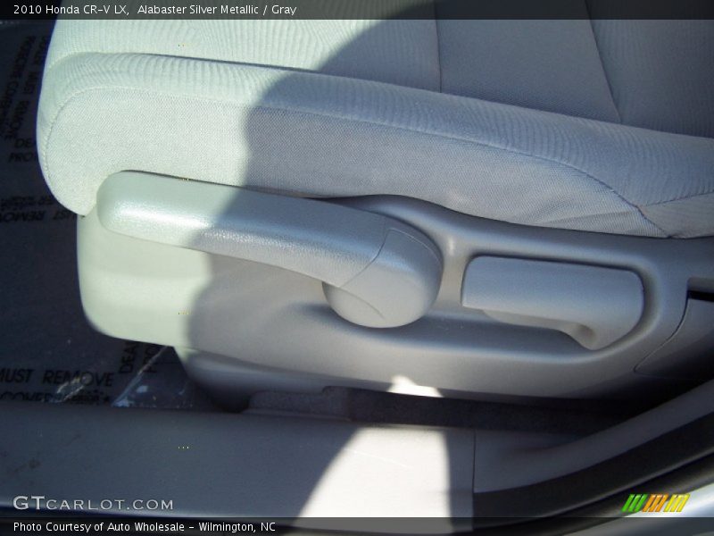 Alabaster Silver Metallic / Gray 2010 Honda CR-V LX