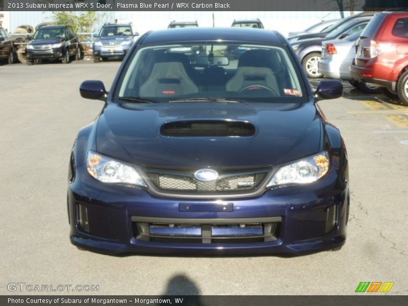 Plasma Blue Pearl / WRX Carbon Black 2013 Subaru Impreza WRX 5 Door