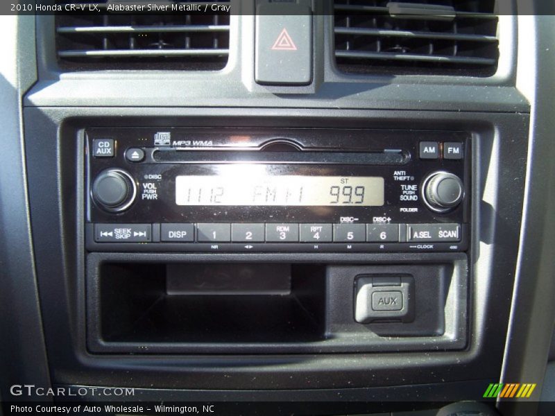 Alabaster Silver Metallic / Gray 2010 Honda CR-V LX