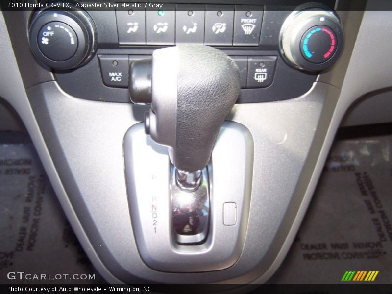 Alabaster Silver Metallic / Gray 2010 Honda CR-V LX