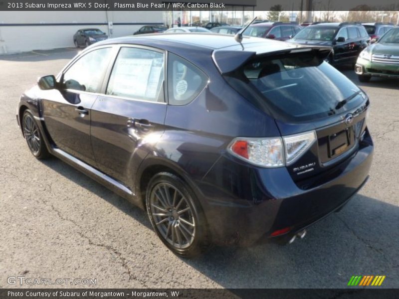 Plasma Blue Pearl / WRX Carbon Black 2013 Subaru Impreza WRX 5 Door